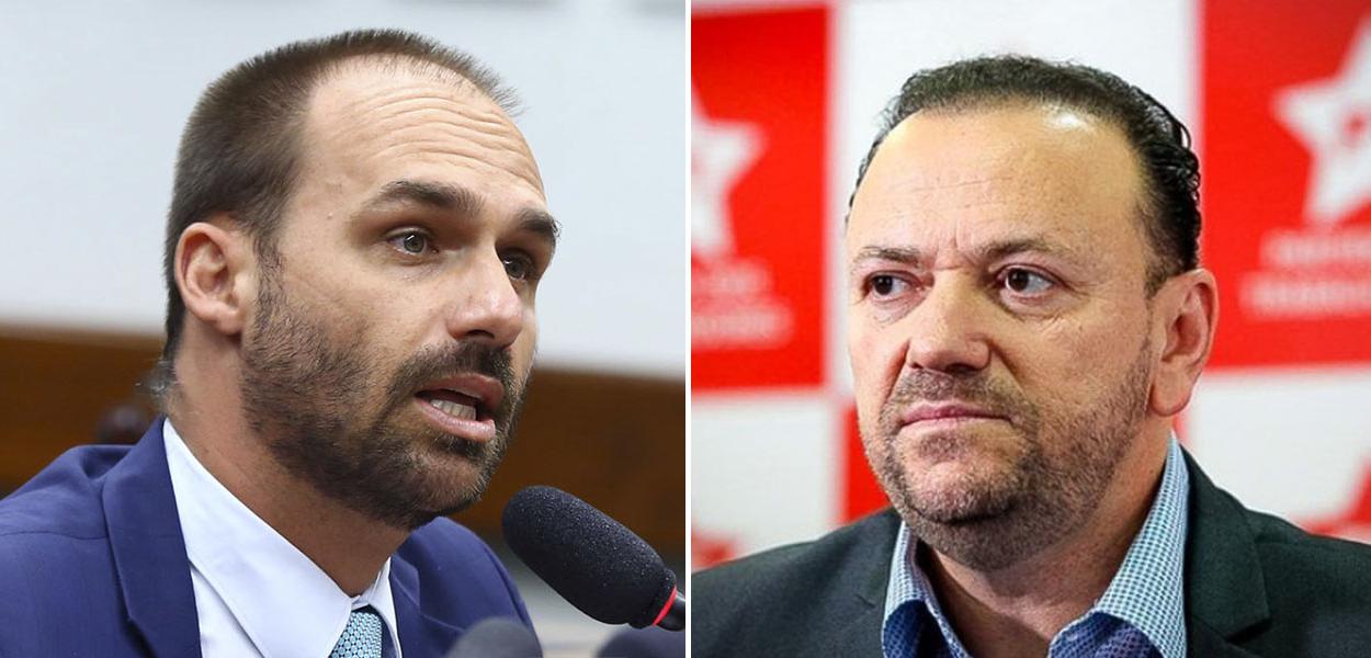 Eduardo Bolsonaro e Edinho Silva