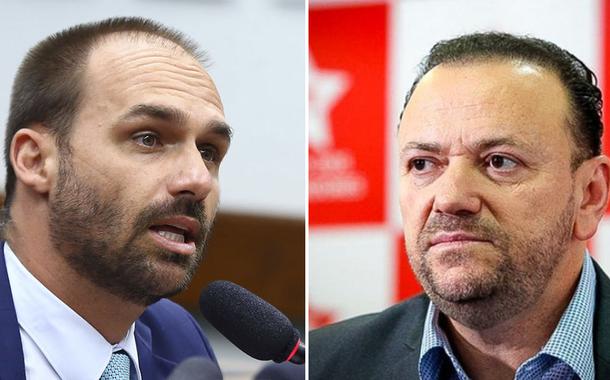 Eduardo Bolsonaro e Edinho Silva