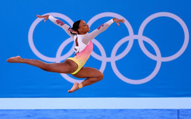 Rebeca Andrade compete na final do solo na Olimpíada Tóquio 2020
02/08/2021 REUTERS/Lisi Niesner