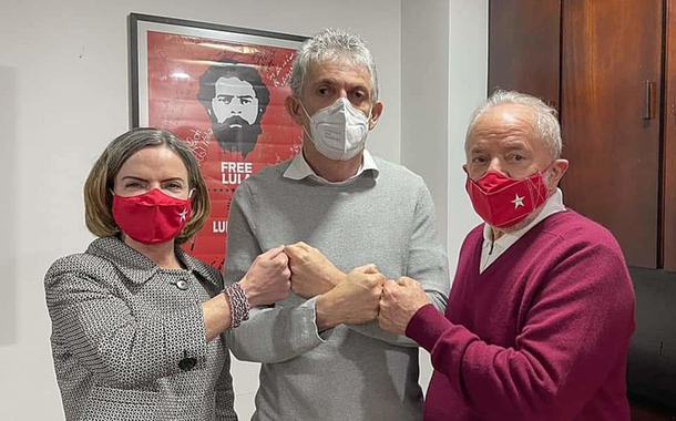 Gleisi Hoffmann, Ricardo Coutinho e Lula