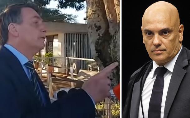 Jair Bolsonaro e Alexandre de Moraes