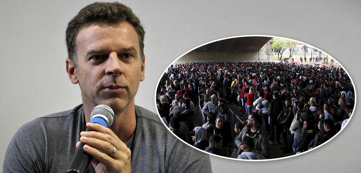 Eduardo Moreira e fila do desemprego