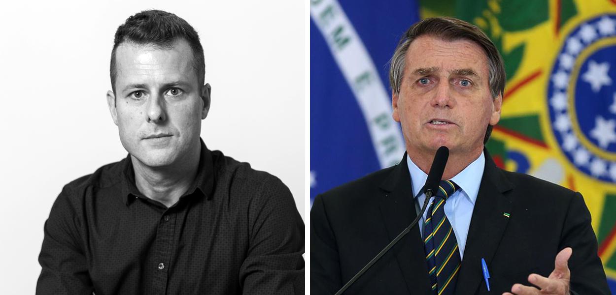 César Calejon e Jair Bolsonaro