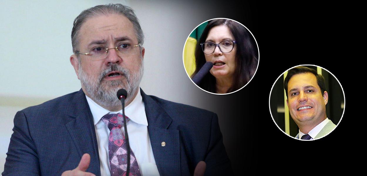 Augusto Aras, Bia Kicis e Antonio Carlos Nicoletti
