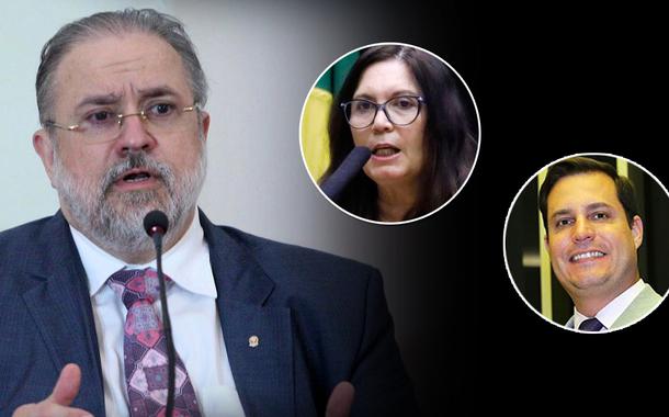 Augusto Aras, Bia Kicis e Antonio Carlos Nicoletti