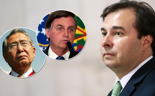 Alberto Fujimori, Jair Bolsonaro e Rodrigo Maia