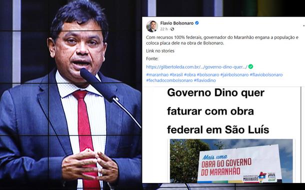 Marcio Jerry, post Flávio Bolsonaro