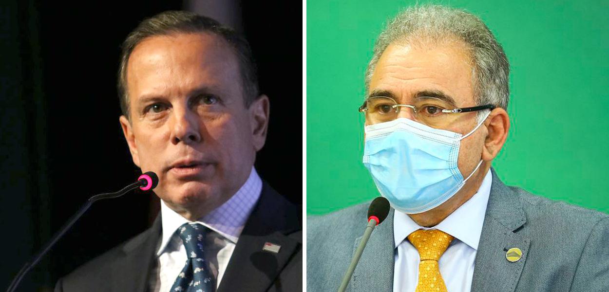 João Doria e Marcelo Queiroga