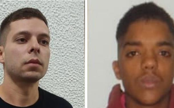 Cabo da PM Silvio Pereira dos Santos Neto e o rapaz Clayton Abel de Lima