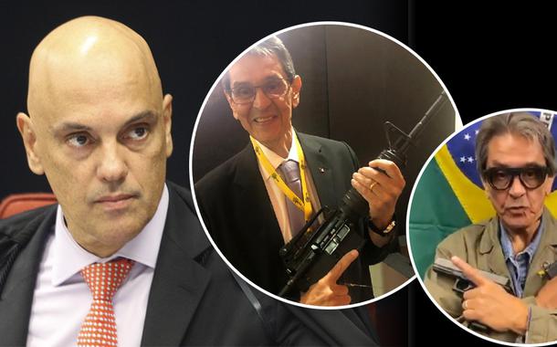 Alexandre de Moraes e Roberto Jefferson