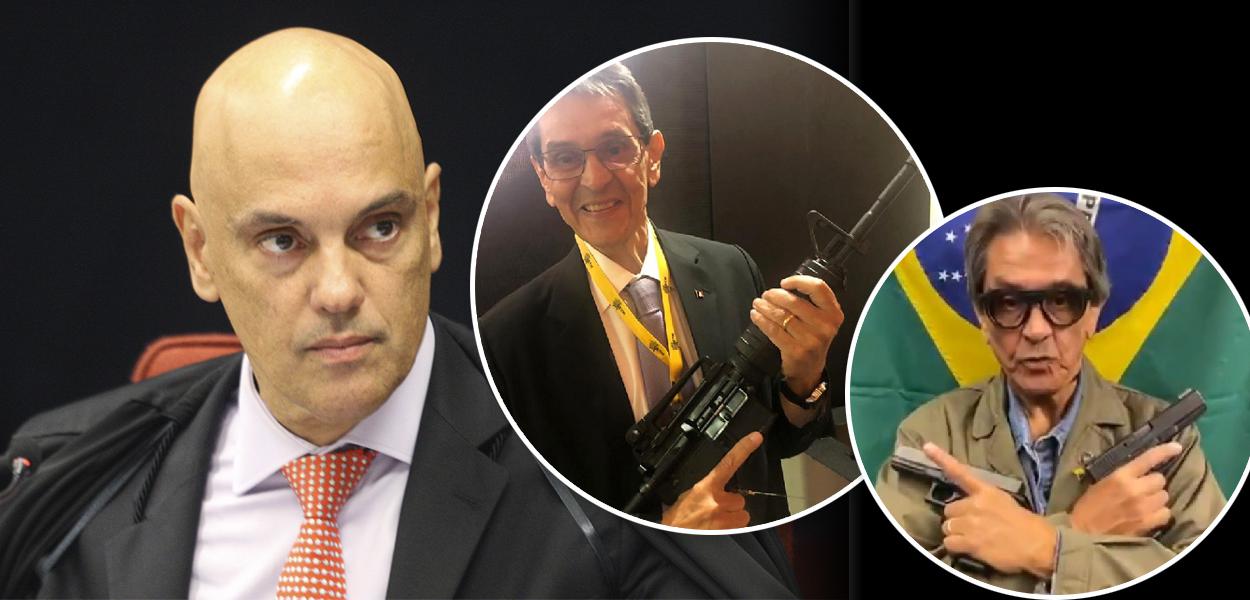 Alexandre de Moraes e Roberto Jefferson