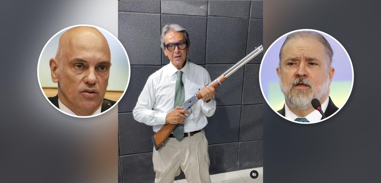 Alexandre de Moraes e Augusto Aras