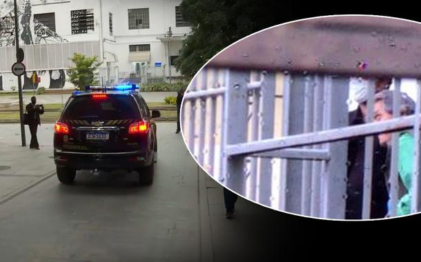 Jefferson deixa a sede da PF e chega ao presídio de Benfica