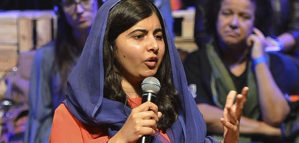 No Brasil, Malala defende que a educação é o melhor investimento