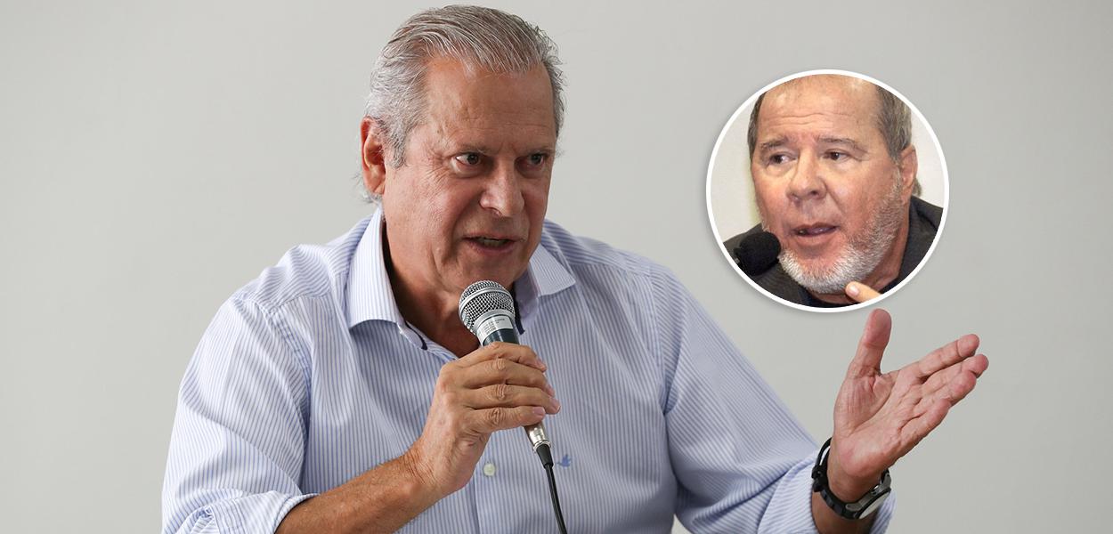 José Dirceu e Duda Mendonça