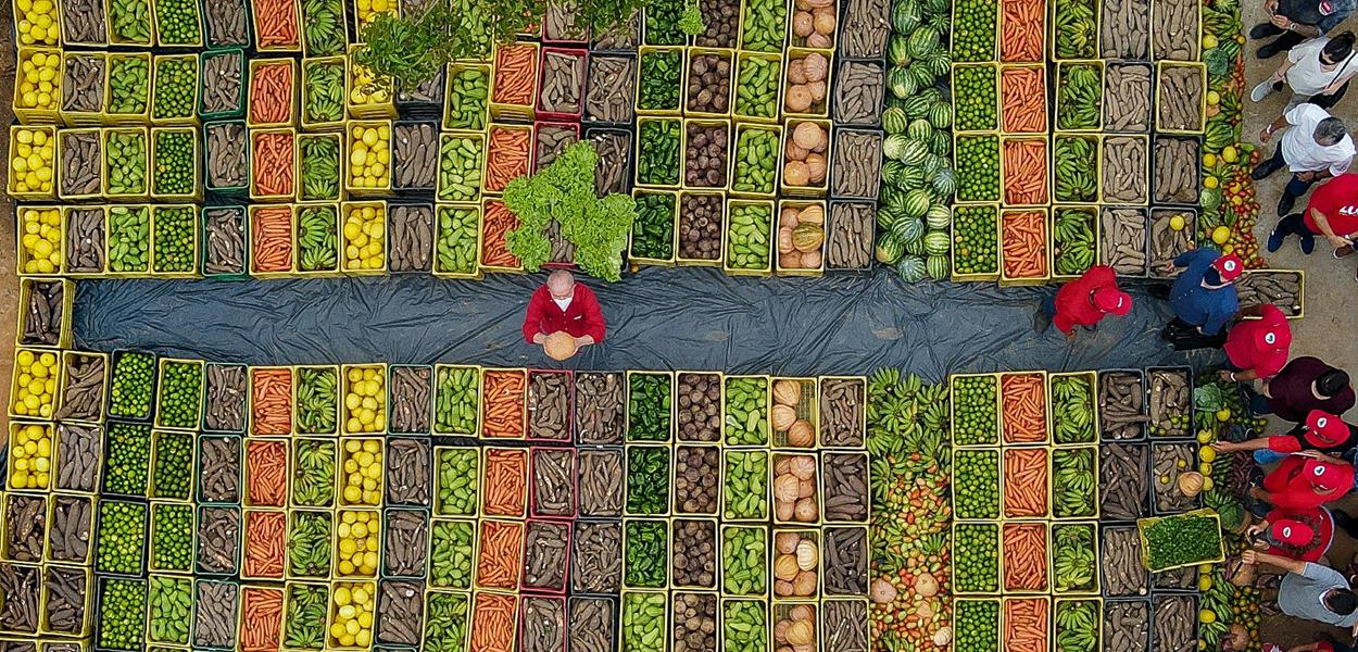 Lula visitou um assentamento de agricultura familiar do MST na região metropolitana de Recife