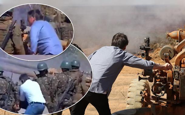 Presidente Jair Bolsonaro durante demonstração Operativa por ocasião da Operação Formosa. 16/08/2021