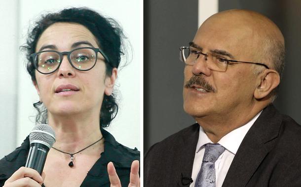 Marcia Tiburi e Milton Ribeiro