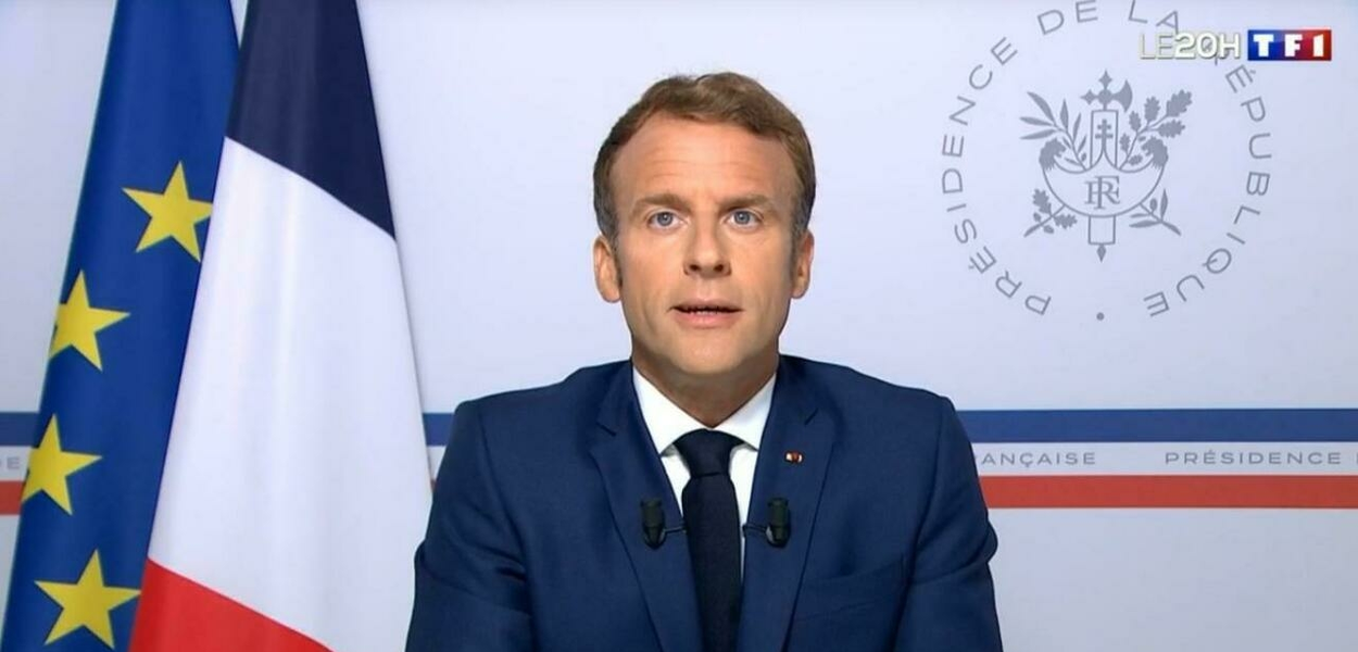 O presidente francês Emmanuel Macron