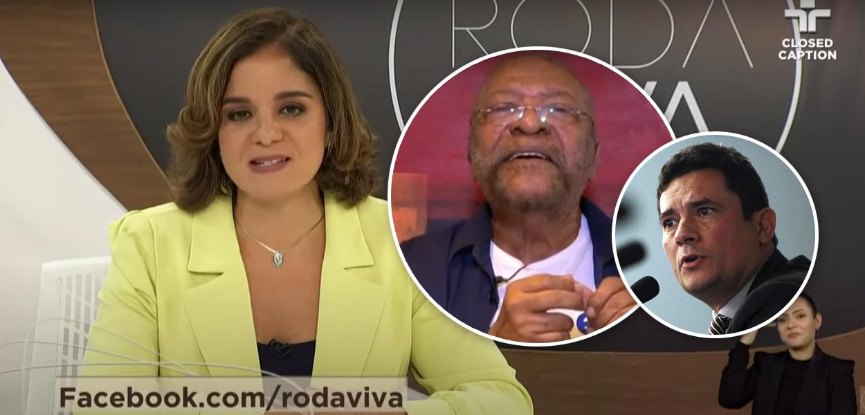 Vera Magalhães, Martinho da Vila e Sérgio Moro