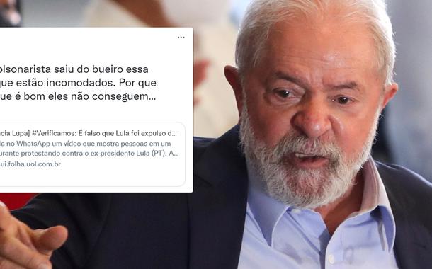 Lula e postagem no Twitter