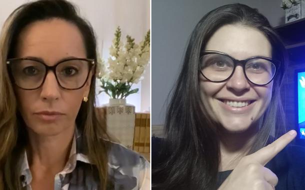 Ex-jogadora de vôlei Ana Paula Henkel e a blogueira Barbara Zambaldi Destefani