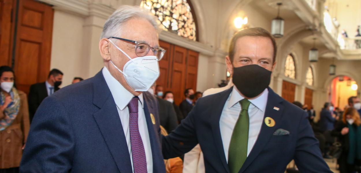 Fernando Henrique Cardoso e João Doria.