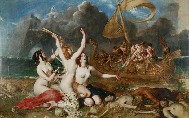 The Sirens and Ulysses by William Etty 1837