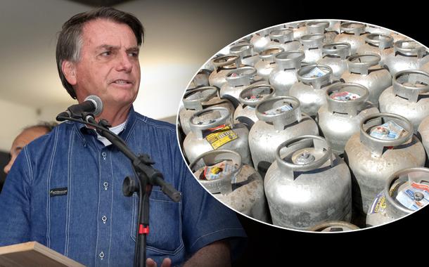 Jair Bolsonaro e gás