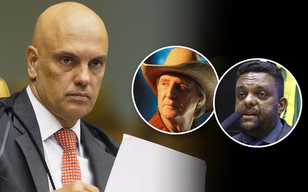 Alexandre de Moraes, Sérgio Reis e Otoni de Paula