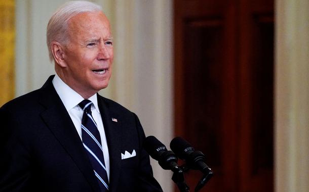 Presidente dos EUA, Joe Biden, na Casa Branca18/08/2021