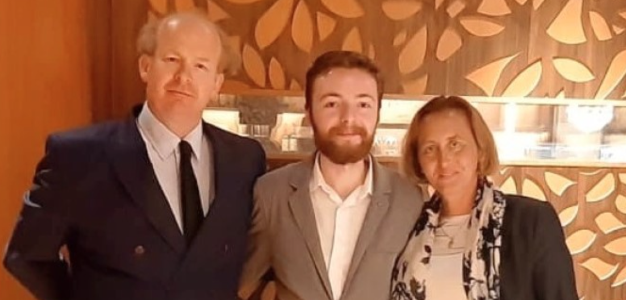 Bruno Henrique Semczeszm e Beatrix von Storch | Reprodução/Facebook
