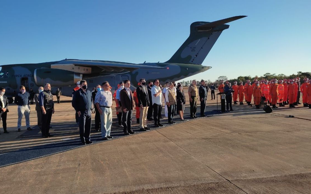 Avião da Força Aérea leva mais de 10 toneladas de insumos para o Haiti