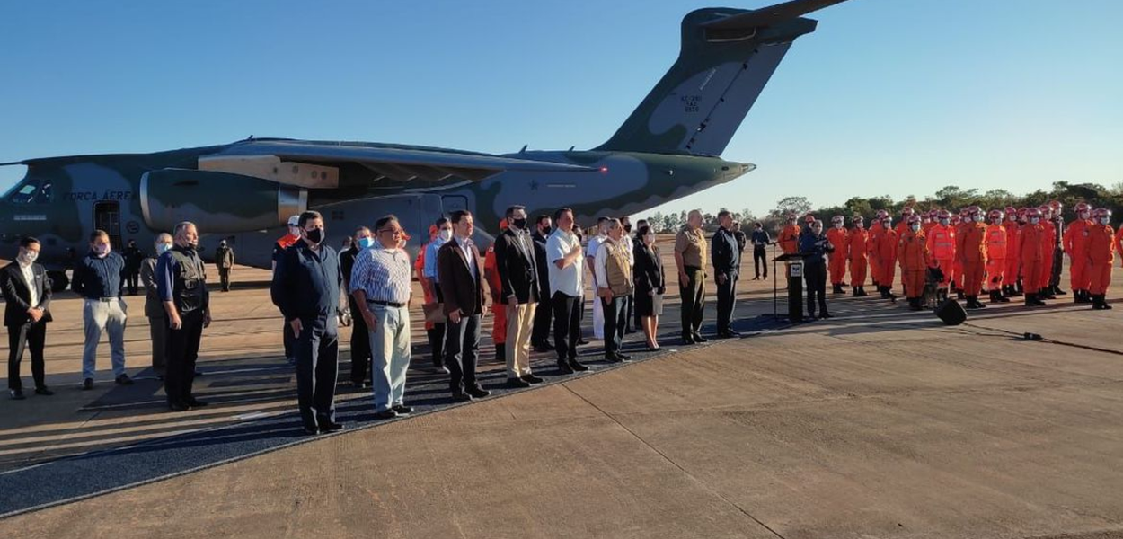 Avião da Força Aérea leva mais de 10 toneladas de insumos para o Haiti