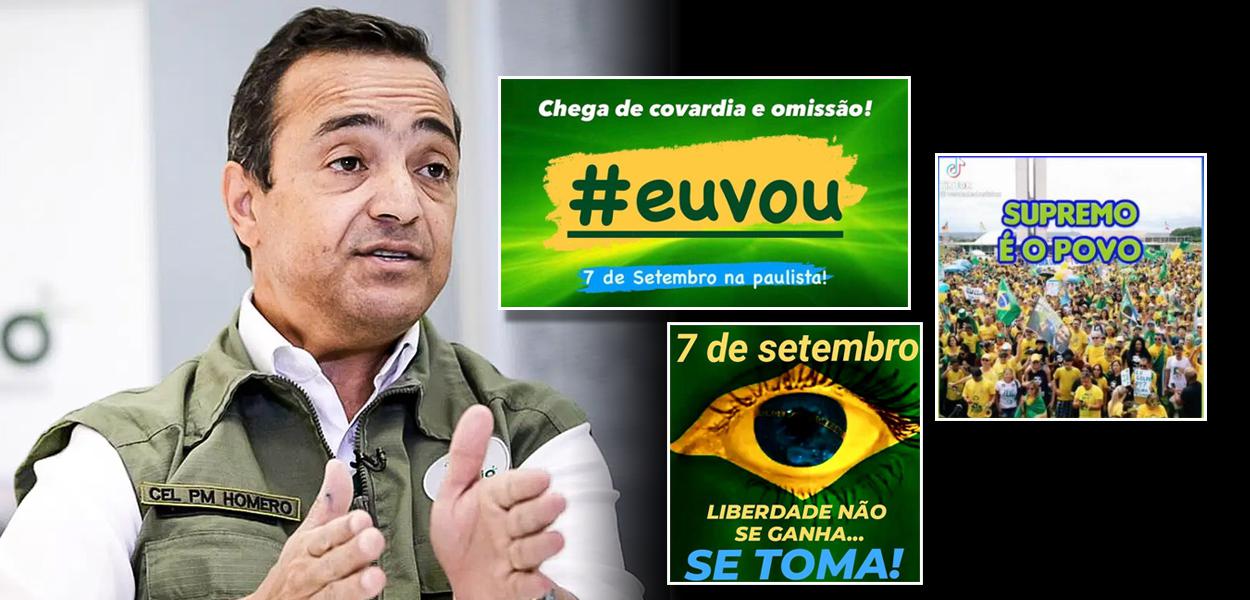 Coronel Homero e suas postagens nas redes socias