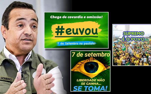 Coronel Homero e suas postagens nas redes socias