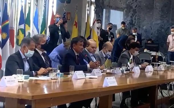Wellington Dias fala em reunião com governadores