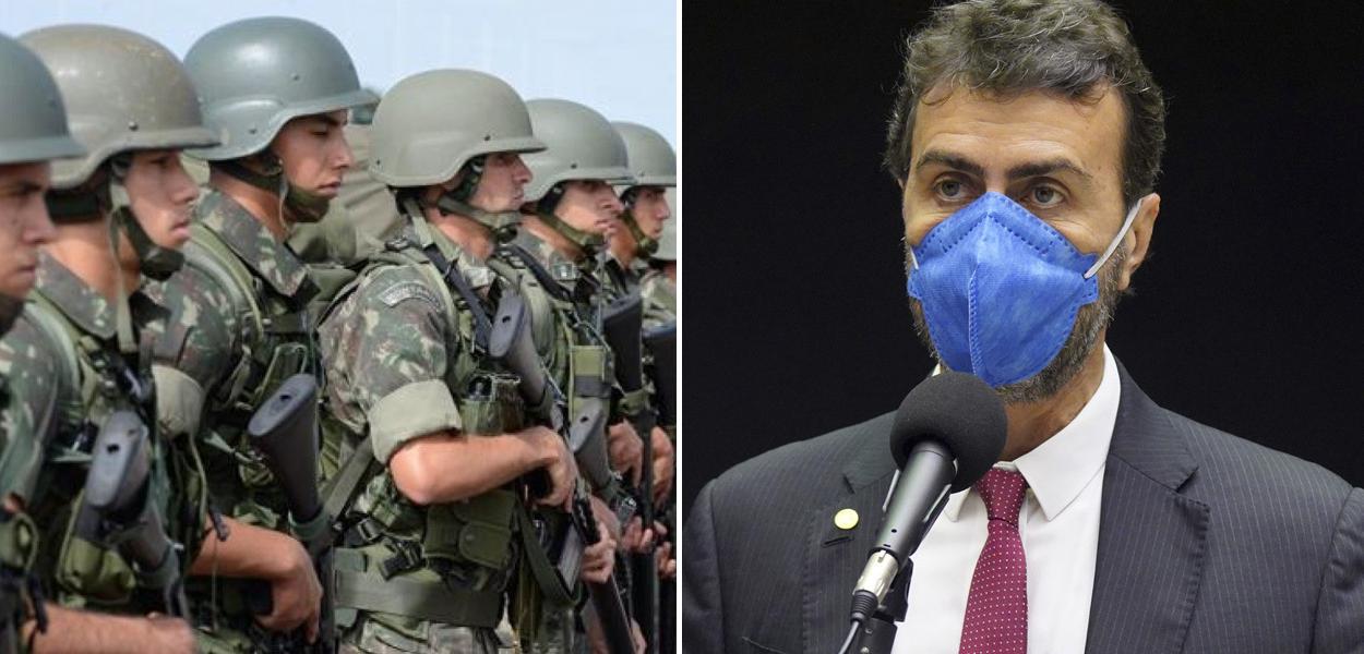 Exército e o deputado Marcelo Freixo