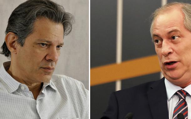 Fernando Haddad e Ciro Gomes