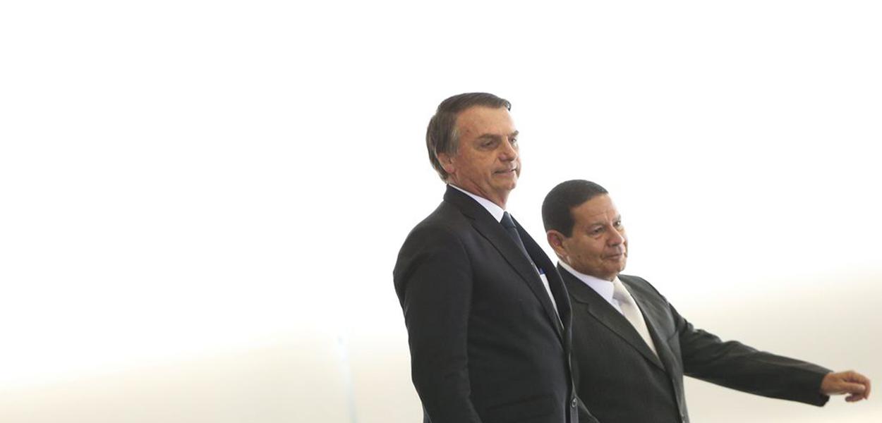 Jair Bolsonaro e Hamilton Mourão