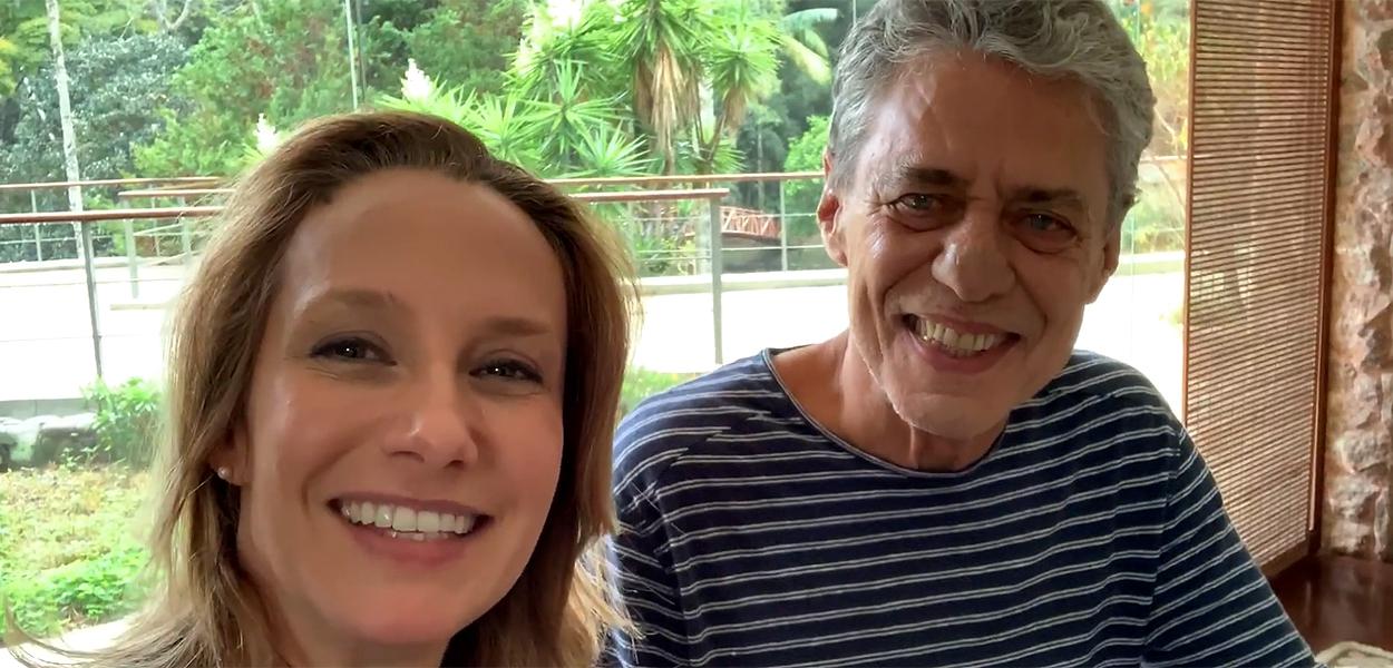 Carol Proner e Chico Buarque.