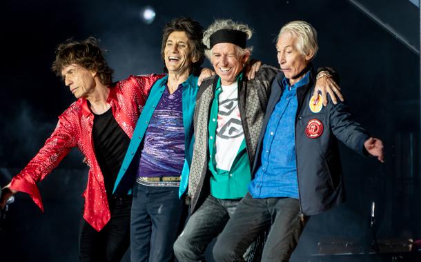 Mick Jagger, Ron Woods, Keith Richards e Charlie Watts