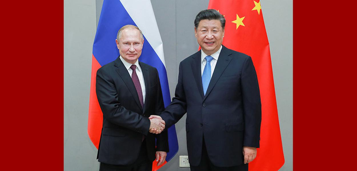 Vladimir Putin e Xi Jinping