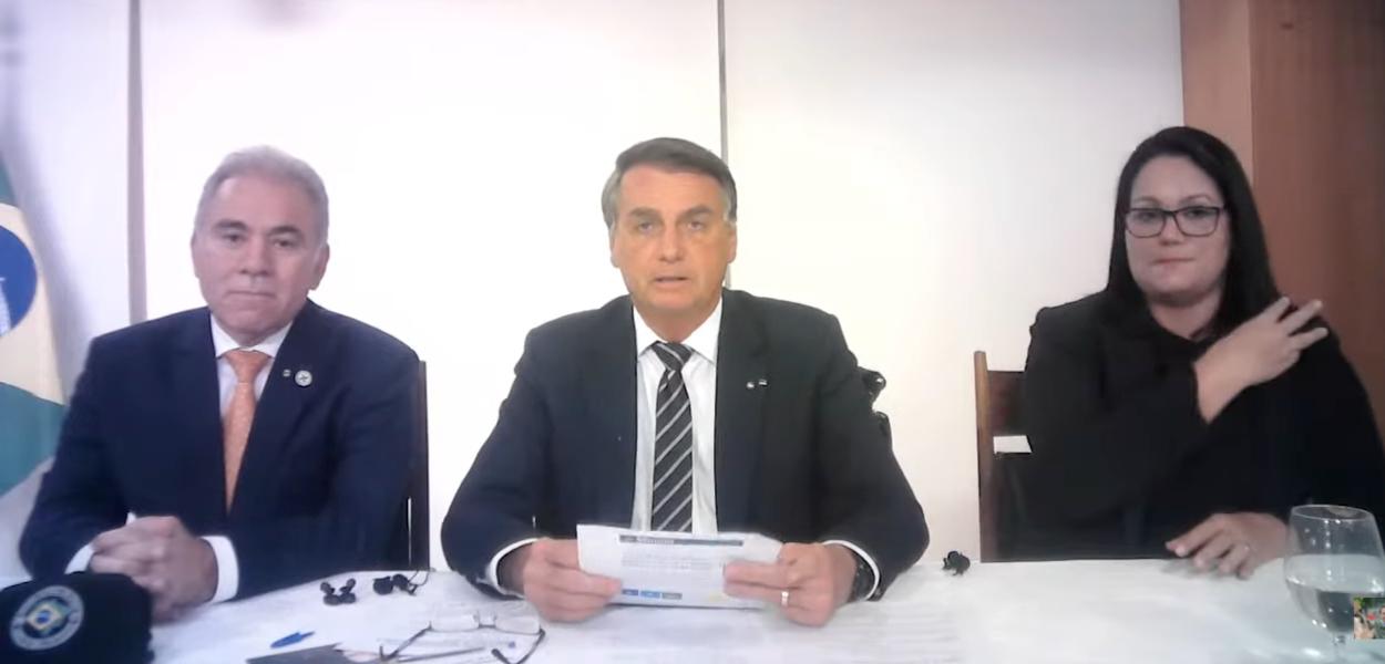 Marcelo Queiroga e Jair Bolsonaro
