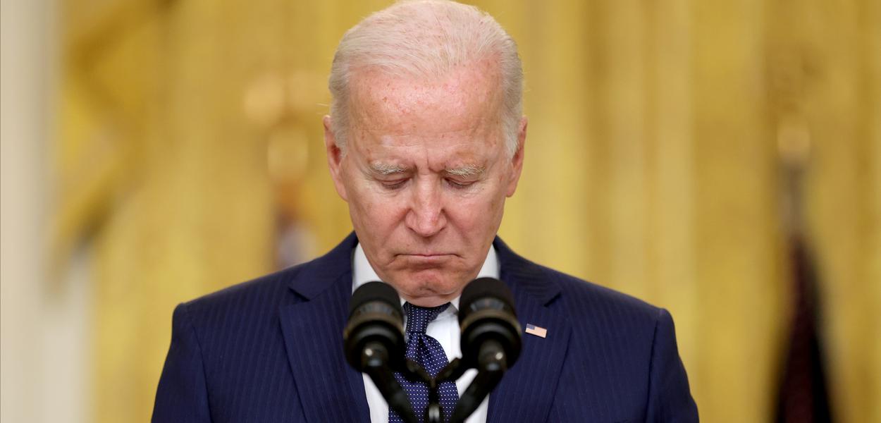 President dos EUA Joe Biden na Casa Branca, em Washington.
26/08/2021 
REUTERS/Jonathan Ernst