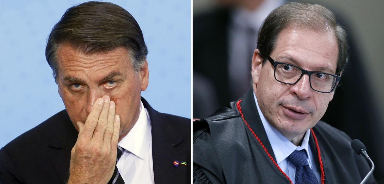 Jair Bolsonaro e Luís Felipe Salomão