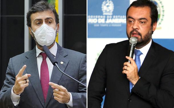 Marcelo Freixo e Cláudio Castro