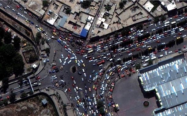 Panorama de Cabul, capital do Afeganistão