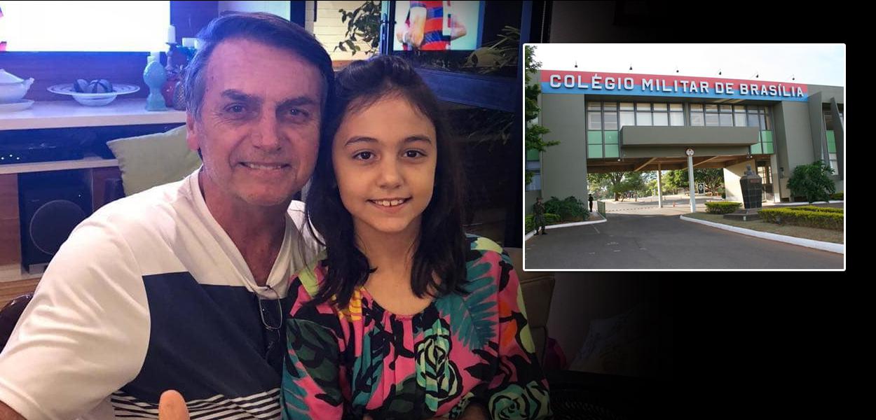 Jair e Laura Bolsonaro, Colégio Militar de Brasília