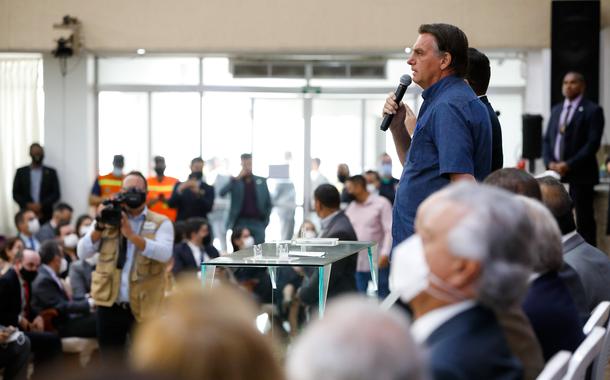 Bolsonaro em Culto alusivo ao 1º Encontro Fraternal de Líderes Evangélicos, em Goiás